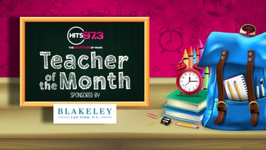 Teacher of the Month with Blakeley Law!