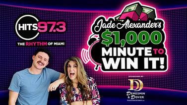 Register to play Jade Alexander’s $1,000 Minute to Win It! 