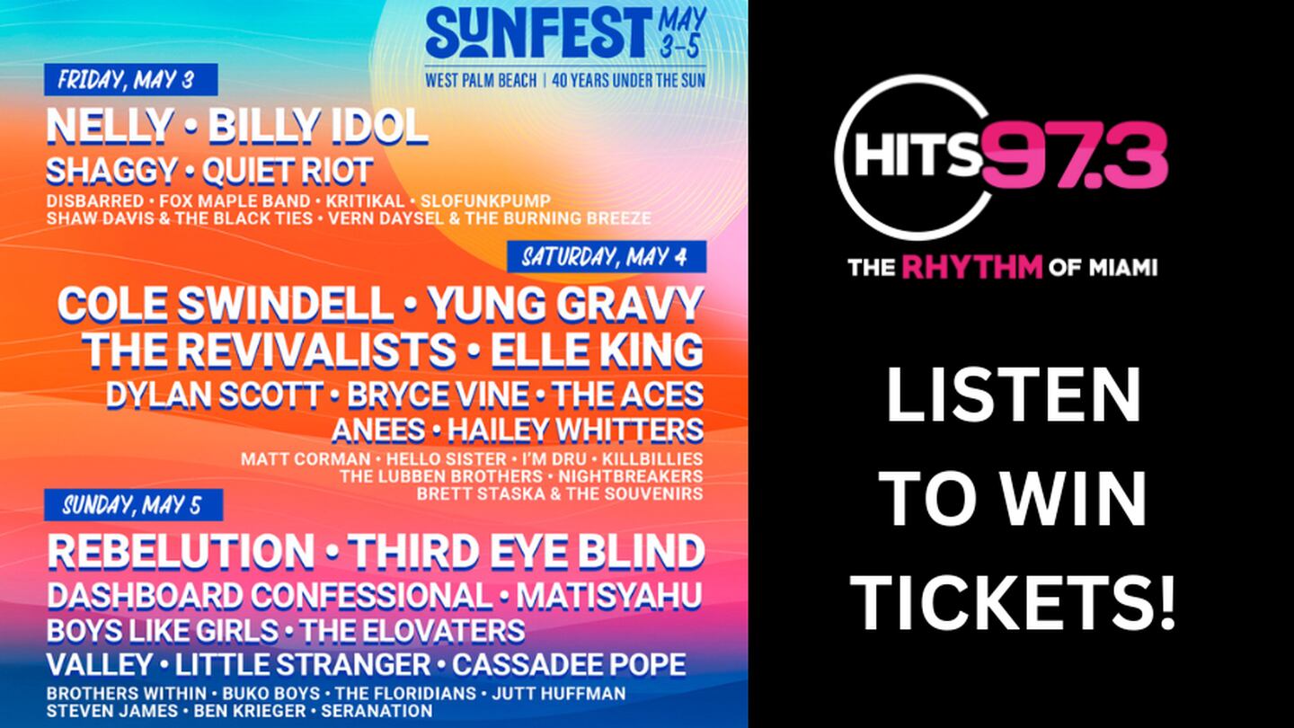 Win tickets to SunFest 2024!