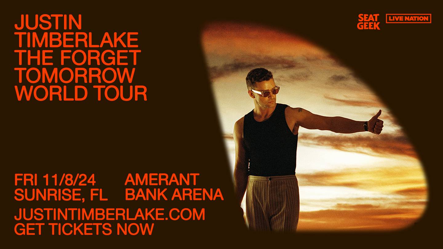 Win tickets to see Justin Timberlake LIVE at the Amerant Bank Arena!