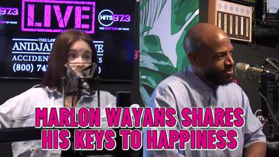 Marlon Wayans shares his keys to happiness