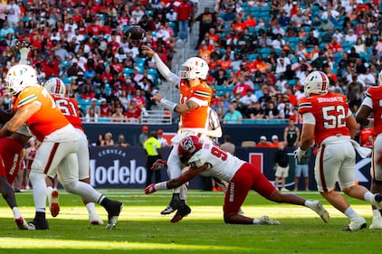 Miami Hurricanes vs NC State football - Nov 15th, 2025