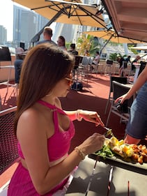 WFLC Hits 97.3 Brunch and Beats Hard Rock Café Martica Lopez DJ Vic Latino