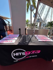 WFLC Hits 97.3 Brunch and Beats Hard Rock Café Martica Lopez DJ Vic Latino