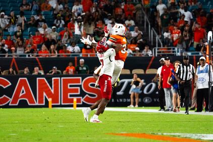 Miami Hurricanes vs NC State football - Nov 15th, 2025