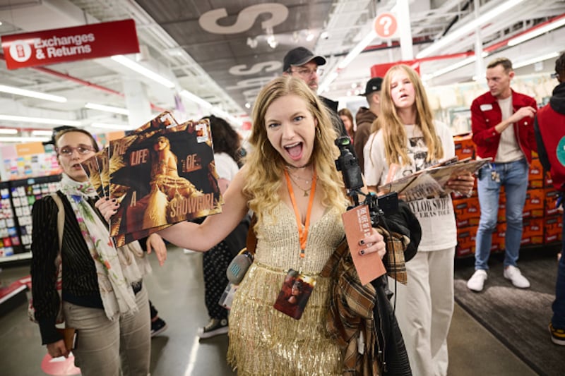 Target shoppers buying Taylor Swift's "The Life of a Showgirl"