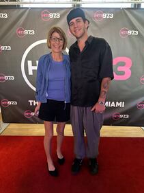 WFLC Hits 97.3 Martica Lopez Illenium Honda of South Miami Penthouse Performance Studio at CMG Miami