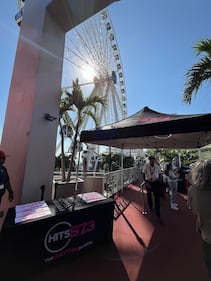 WFLC Hits 97.3 Brunch and Beats Hard Rock Café Martica Lopez DJ Vic Latino