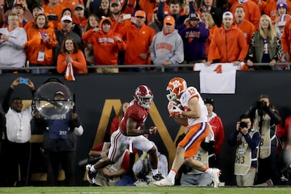 2017 CFP National Championship Clemson Tigers Alabama Crimson Tide