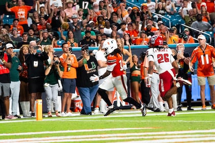 Miami Hurricanes vs NC State football - Nov 15th, 2025