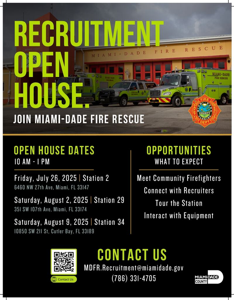 Miami Dade Fire Rescue Recruitment Open House