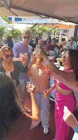 WFLC Hits 97.3 Brunch and Beats Hard Rock Café Martica Lopez DJ Vic Latino