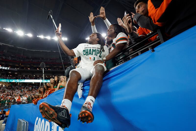 2026 Fiesta Bowl Miami Hurricanes Football Ole Miss Football