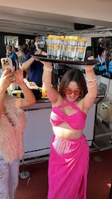 WFLC Hits 97.3 Brunch and Beats Hard Rock Café Martica Lopez DJ Vic Latino