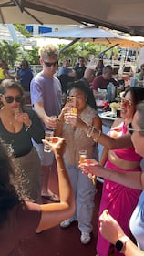 WFLC Hits 97.3 Brunch and Beats Hard Rock Café Martica Lopez DJ Vic Latino