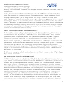 M-DCPS National Principals Month bios