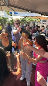 WFLC Hits 97.3 Brunch and Beats Hard Rock Café Martica Lopez DJ Vic Latino