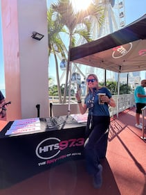 WFLC Hits 97.3 Brunch and Beats Hard Rock Café Martica Lopez DJ Vic Latino